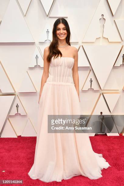 Camila Morrone attends the 92nd Annual Academy Awards at Hollywood and Highland on February 09, 2020 in Hollywood, California.