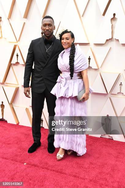 Mahershala Ali and Amatus Sami-Karim attend the 92nd Annual Academy Awards at Hollywood and Highland on February 09, 2020 in Hollywood, California.