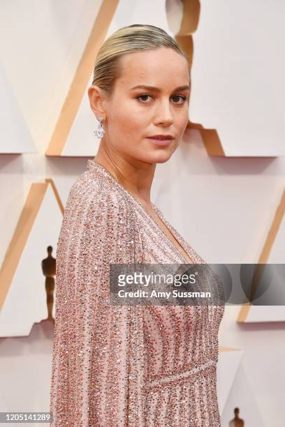 Brie Larson attends the 92nd Annual Academy Awards at Hollywood and Highland on February 09, 2020 in Hollywood, California.