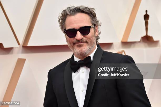 Joaquin Phoenix attends the 92nd Annual Academy Awards at Hollywood and Highland on February 09, 2020 in Hollywood, California.