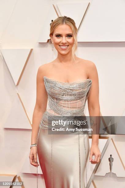 Scarlett Johansson attends the 92nd Annual Academy Awards at Hollywood and Highland on February 09, 2020 in Hollywood, California.