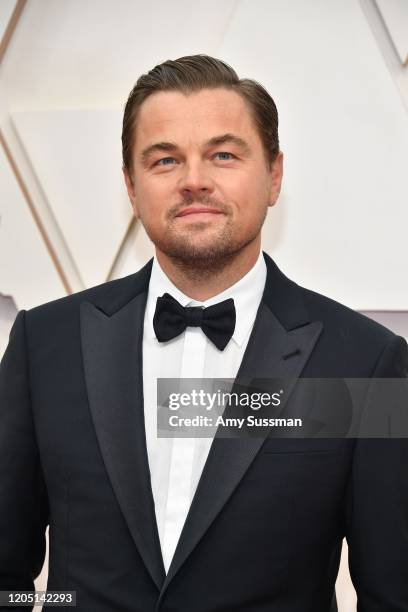 Leonardo DiCaprio attends the 92nd Annual Academy Awards at Hollywood and Highland on February 09, 2020 in Hollywood, California.