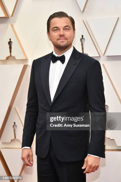 Leonardo DiCaprio attends the 92nd Annual Academy Awards at Hollywood and Highland on February 09, 2020 in Hollywood, California.