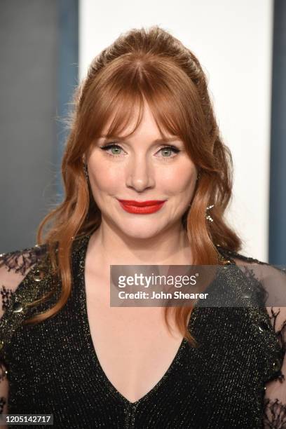 Bryce Dallas Howard attends the 2020 Vanity Fair Oscar Party hosted by Radhika Jones at Wallis Annenberg Center for the Performing Arts on February...