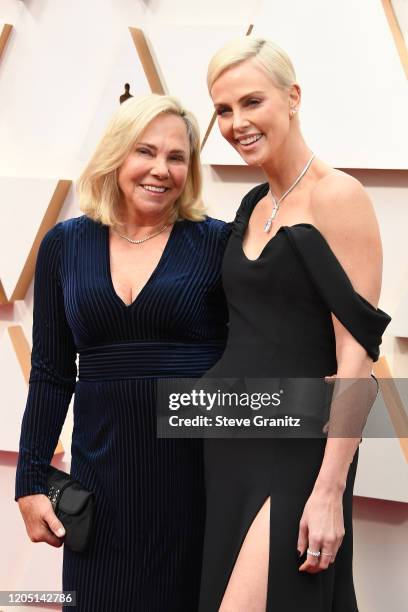 Gerda Jacoba Aletta Maritz Charlize Theron attend the 92nd Annual Academy Awards at Hollywood and Highland on February 09, 2020 in Hollywood,...