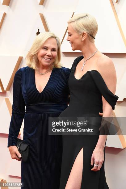 Gerda Jacoba Aletta Maritz Charlize Theron attend the 92nd Annual Academy Awards at Hollywood and Highland on February 09, 2020 in Hollywood,...