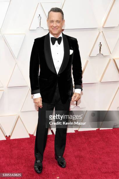 Tom Hanks attends the 92nd Annual Academy Awards at Hollywood and Highland on February 09, 2020 in Hollywood, California.