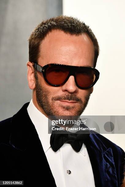 Tom Ford attends the 2020 Vanity Fair Oscar Party hosted by Radhika Jones at Wallis Annenberg Center for the Performing Arts on February 09, 2020 in...