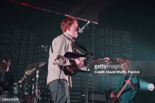 King Krule performs at L'Olympia on March 4, 2020 in Paris, France.