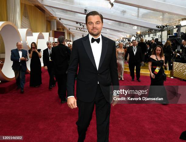 Leonardo DiCaprio attends the 92nd Annual Academy Awards at Hollywood and Highland on February 09, 2020 in Hollywood, California.