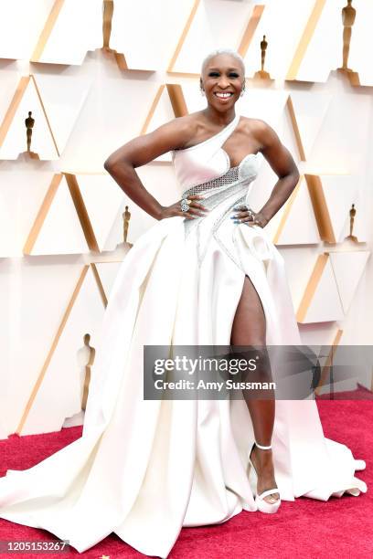 Cynthia Erivo attends the 92nd Annual Academy Awards at Hollywood and Highland on February 09, 2020 in Hollywood, California.