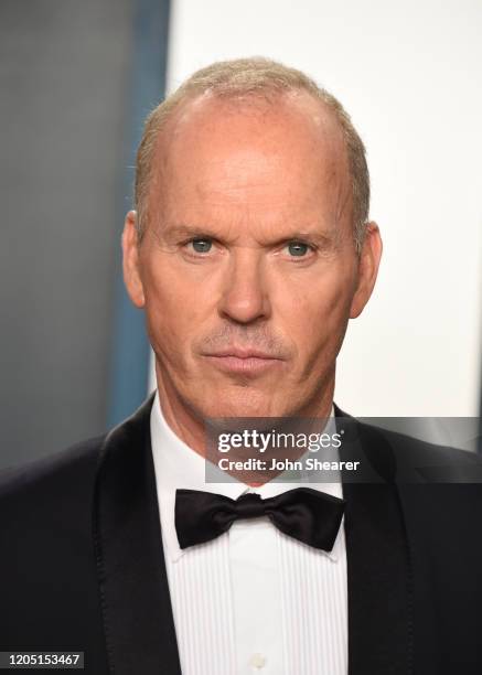 Michael Keaton attends the 2020 Vanity Fair Oscar Party hosted by Radhika Jones at Wallis Annenberg Center for the Performing Arts on February 09,...
