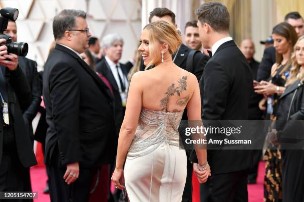 Scarlett Johansson attends the 92nd Annual Academy Awards at Hollywood and Highland on February 09, 2020 in Hollywood, California.