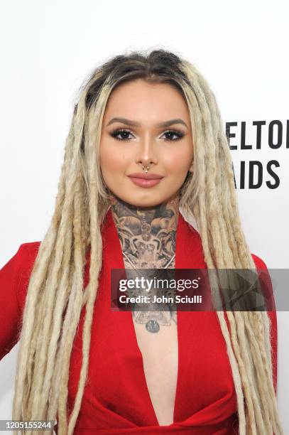 Zhavia Ward attends Neuro Brands Presenting Sponsor At The Elton John AIDS Foundation's Academy Awards Viewing Party on February 09, 2020 in West...