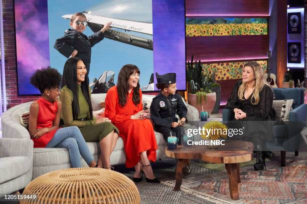 Episode 3121 -- Pictured: Skylar Johnson, Kimora Lee Simmons, Liv Tyler, Amelia Suell, Kelly Clarkson --