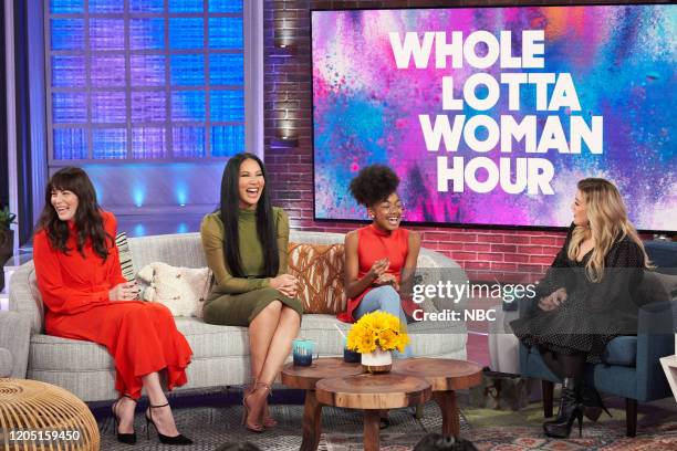 Episode 3121 -- Pictured: Liv Tyler, Kimora Lee Simmons, Skylar Johnson, Kelly Clarkson --