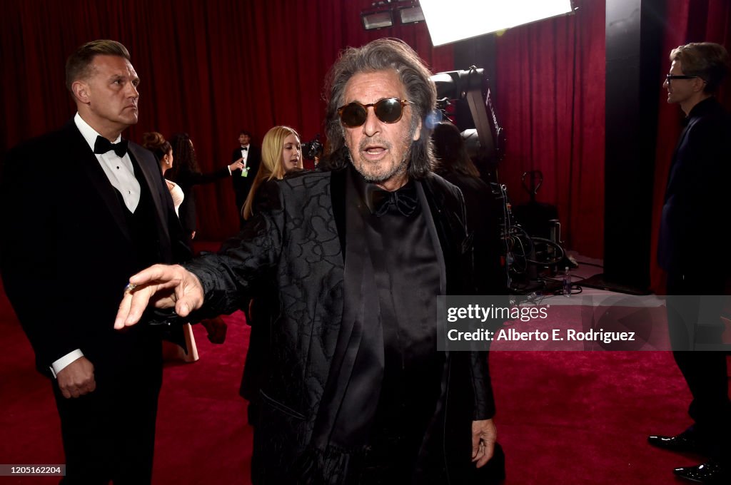 Al Pacino attends the 92nd Annual Academy Awards at Hollywood and