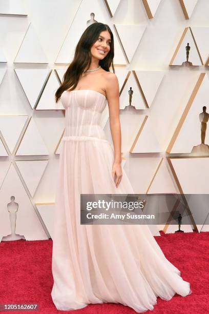 Camila Morrone attends the 92nd Annual Academy Awards at Hollywood and Highland on February 09, 2020 in Hollywood, California.