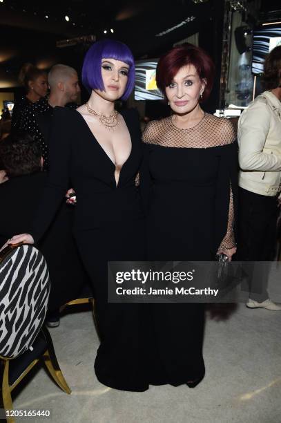 Kelly Osbourne and Sharon Osbourne attend the 28th Annual Elton John AIDS Foundation Academy Awards Viewing Party sponsored by IMDb, Neuro Drinks and...