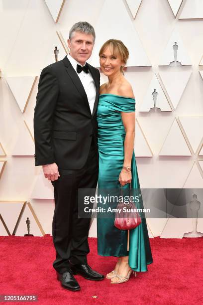 Special Effects Supervisor Dominic Tuohy and guest attends the 92nd Annual Academy Awards at Hollywood and Highland on February 09, 2020 in...