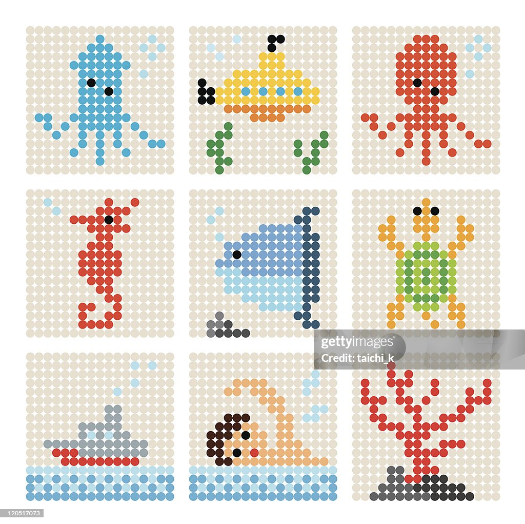 Dots concerning sea