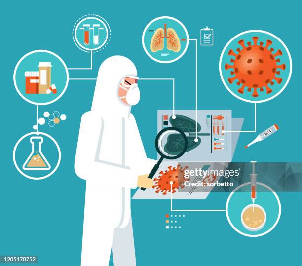 ilustrações de stock, clip art, desenhos animados e ícones de clinical record - coronavirus - stern form