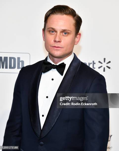 Billy Magnussen attends the 28th Annual Elton John AIDS Foundation Academy Awards Viewing Party Sponsored By IMDb And Neuro Drinks on February 09,...