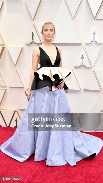 Saoirse Ronan attends the 92nd Annual Academy Awards at Hollywood and Highland on February 09, 2020 in Hollywood, California.