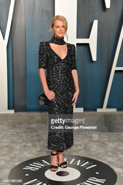 Kelly Sawyer Patricof attends the 2020 Vanity Fair Oscar party hosted by Radhika Jones at Wallis Annenberg Center for the Performing Arts on February...