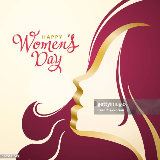 women's day head - long term stock illustrations
