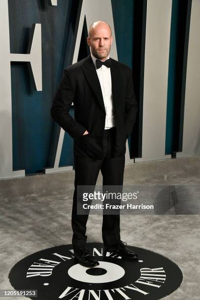 Jason Statham attends the 2020 Vanity Fair Oscar Party hosted by Radhika Jones at Wallis Annenberg Center for the Performing Arts on February 09,...