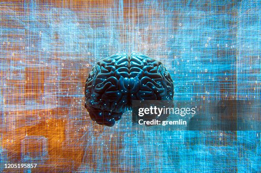 Abstract. Brain Simple Form Abstract Brain Activity Image High-Res Stock Photo - Getty Images