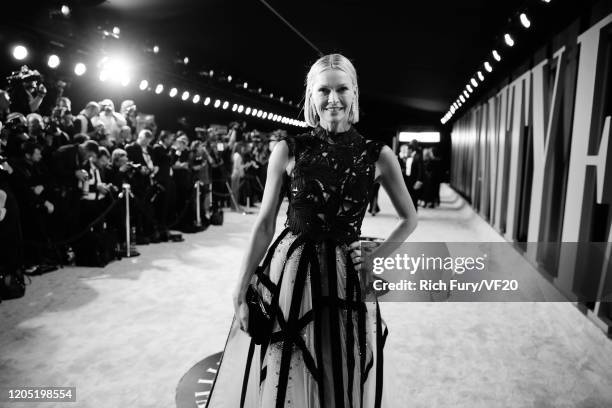 Kathryn Hufschmid Murdoch attends the 2020 Vanity Fair Oscar Party hosted by Radhika Jones at Wallis Annenberg Center for the Performing Arts on...