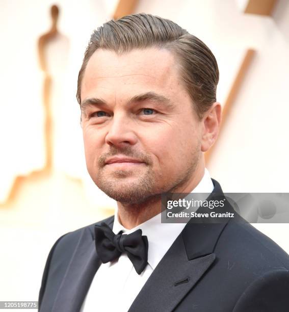Leonardo DiCaprio arrives at the 92nd Annual Academy Awards at Hollywood and Highland on February 09, 2020 in Hollywood, California.