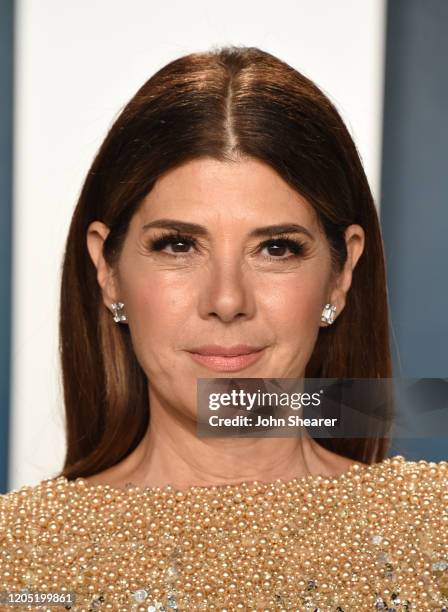 Marisa Tomei attends the 2020 Vanity Fair Oscar Party hosted by Radhika Jones at Wallis Annenberg Center for the Performing Arts on February 09, 2020...