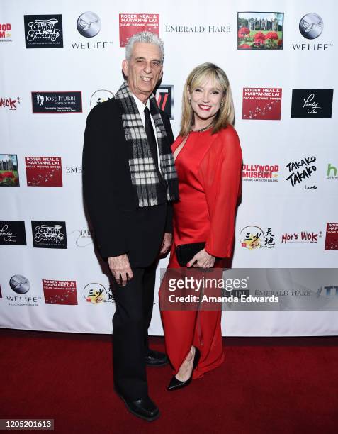 Actor Robert Amico and actress Lisa Langlois attend the 5th Annual Roger Neal and Maryanne Lai Oscar Viewing Dinner-Icon Awards and After Party at...