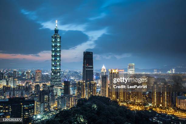 taipei centro - taipei foto e immagini stock