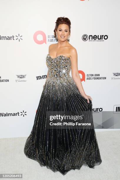 Hilary Roberts attends the 28th Annual Elton John AIDS Foundation Academy Awards Viewing Party Sponsored By IMDb, Neuro Drinks And Walmart on...