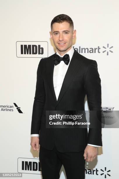 Julian Morris attends the 28th Annual Elton John AIDS Foundation Academy Awards Viewing Party Sponsored By IMDb, Neuro Drinks And Walmart on February...