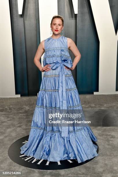 Mamie Gummer attends the 2020 Vanity Fair Oscar Party hosted by Radhika Jones at Wallis Annenberg Center for the Performing Arts on February 09, 2020...