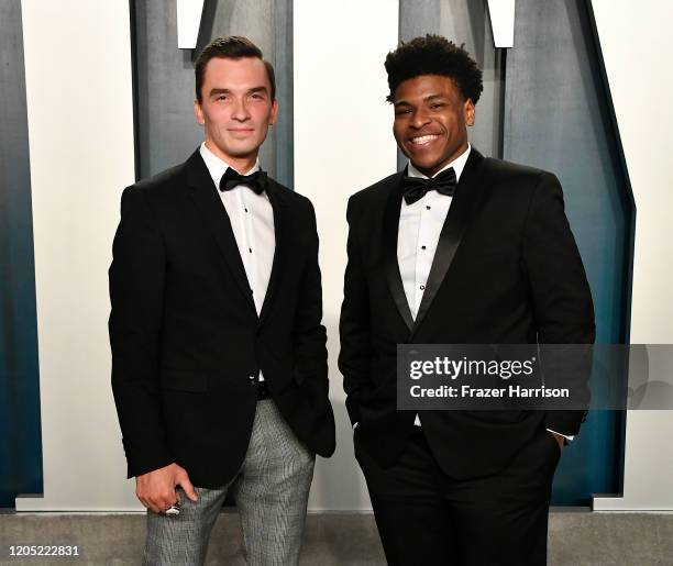 Jerry Harris attends the 2020 Vanity Fair Oscar Party hosted by Radhika Jones at Wallis Annenberg Center for the Performing Arts on February 09, 2020...