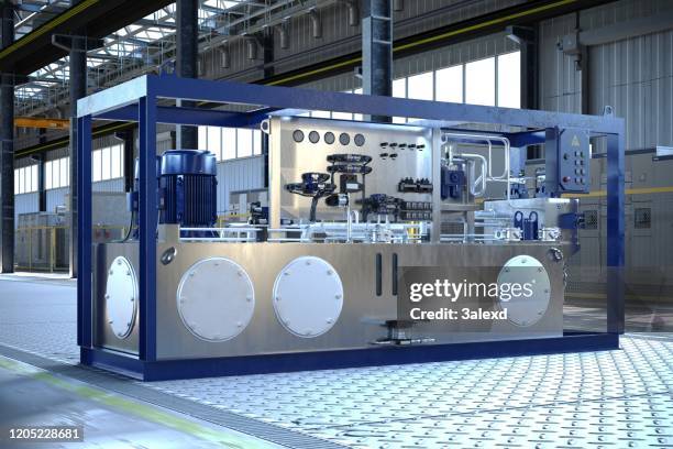 hydraulische voeding - hydraulika stockfoto's en -beelden