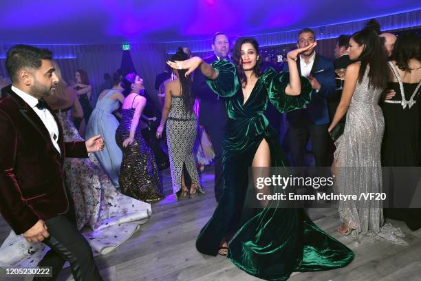 Freida Pinto attends the 2020 Vanity Fair Oscar Party hosted by Radhika Jones at Wallis Annenberg Center for the Performing Arts on February 09, 2020...