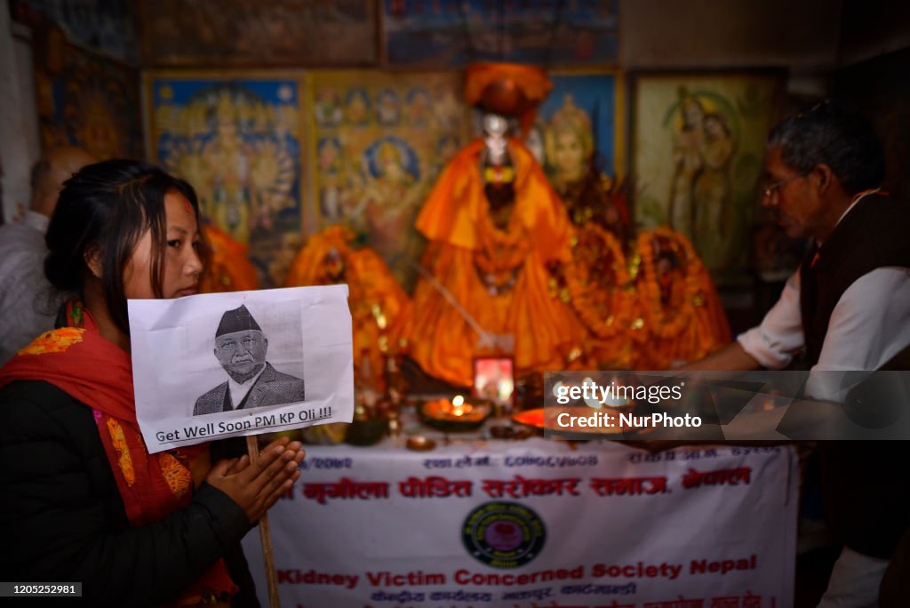 Demonstration In Support Of Prime Minister KP Sharma Oli