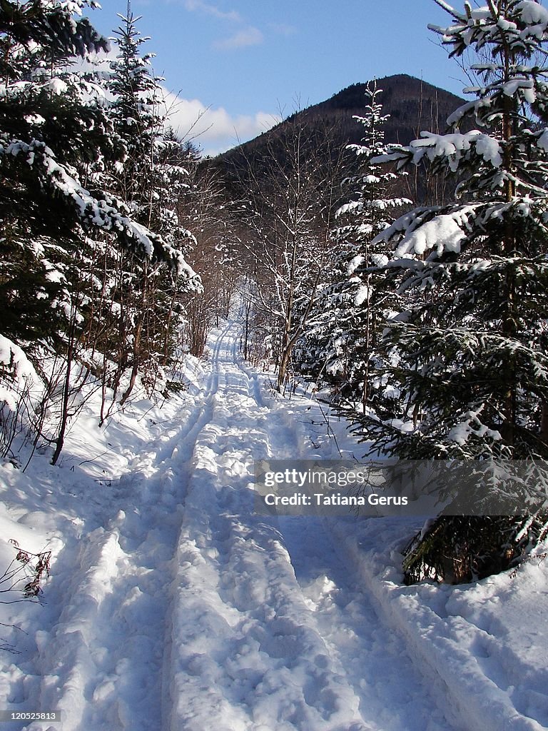 Skiing in Sakhalin, Russia