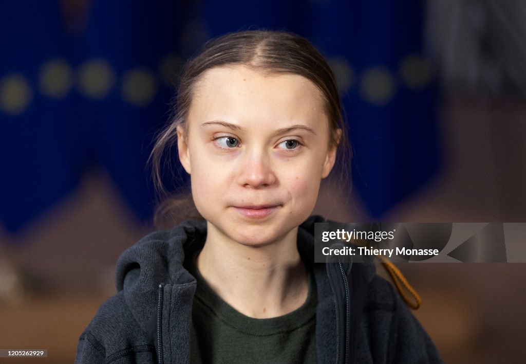 Swedish Environmental Activist On Climate Change Greta Thunberg