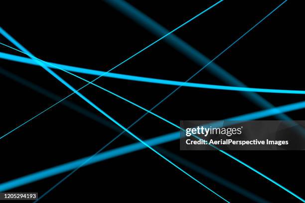 abstract network background - black and blue abstract lines background stock-fotos und bilder