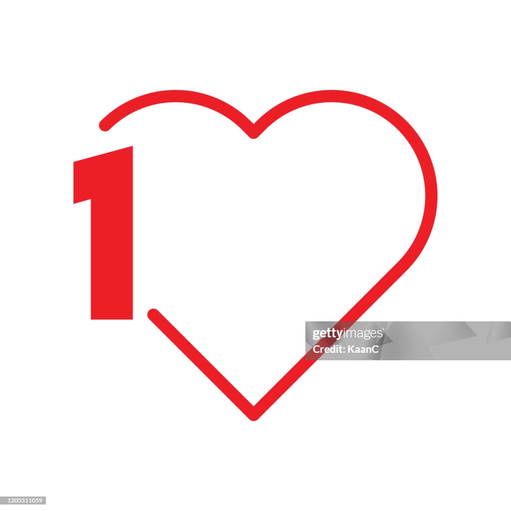 Step Image Number Step Number Stock Illustration Heart Shape Vector High-Res Vector ...