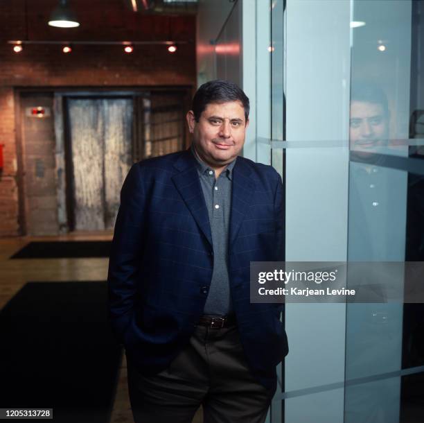 Alberto Yépez, chairman and CEO of Thor Technologies, poses for a portrait at his office on January 30, 2003 in New York City, New York.