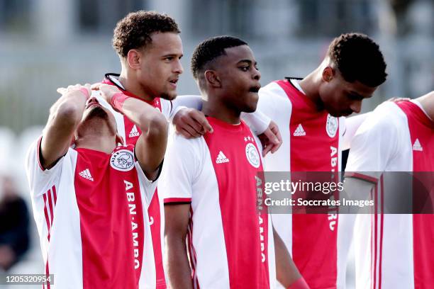 Naci Unuvar of Ajax U19 during the match between Ajax U19 v Atletico Madrid U19 at the De Toekomst on March 3, 2020